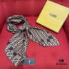Fendi FF Monogram Washed Twill Silk Jacquard Scarf – Luxuriously Soft and Timelessly Elegant