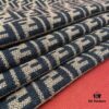 FENDI 100% Cashmere Scarf with Small FF Pattern – Elegant and Luxurious Winter Essential