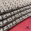 Brown FENDI Woven Wool Scarf 🧣 Timeless FF Monogram Pattern, Soft and Luxurious 100% Pure Wool Fabric, 30*180cm