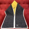 Black FENDI Woven Wool Scarf 🧣 Timeless FF Monogram Pattern, Soft and Luxurious 100% Pure Wool Fabric, 30*180cm