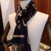 Prada Latest Couple Scarf Double-Sided Jacquard Scarf, Large and Minimalist, The Ultimate Choice for Successful Men, Classic Pattern with Logo Design, Fashionable Colors Exuding a Sophisticated Atmosphere, Fully Meeting Your Demands for Style and Quality