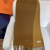 Hermès New Winter Unisex Double-Sided Cashmere Long Scarf