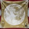 HERMES Double-Sided White Moonlight Square Scarf, Elegant Color Scheme – Reversible Design, 100% Mulberry Silk, 90*90CM