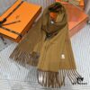 Hermes · Autumn-Winter New Arrival · Two-Tone Threaded Cashmere Scarf