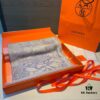 Hermes Rare Garden Sketch Collection Scarf - Exquisite Silk Cashmere Blend, 140x140cm