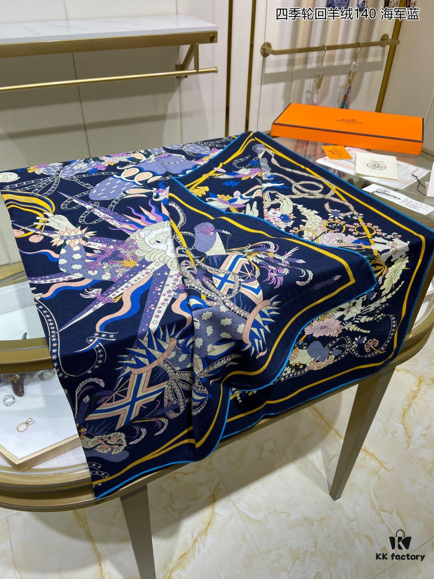 Premium Version 👏👏 Those Who Bought Say It's Gorgeous! Recommended 💕 [Four Seasons Rhombus Cashmere 140] Cashmere Square Scarf, Top-Notch Craftsmanship at an Unbeatable Value! ‼️ A Bestseller from Hermes Counter 🎁💟 Stunning Textured Pattern with Exceptional Elegance 👍👍 Newly Launched Through Advanced Specialized Technology 🌟 Specially Processed with Cutting-Edge Techniques 👍‼️ Adored by Stylish and Affluent Women—They Rave Over Its Quality, Design, and Price—An Absolutely Affordable Luxury! Extremely High Cost-Performance, Definitely Worth Owning! ‼️‼️ Size: 140cm*140cm, 70% Cashmere + 30% Silk