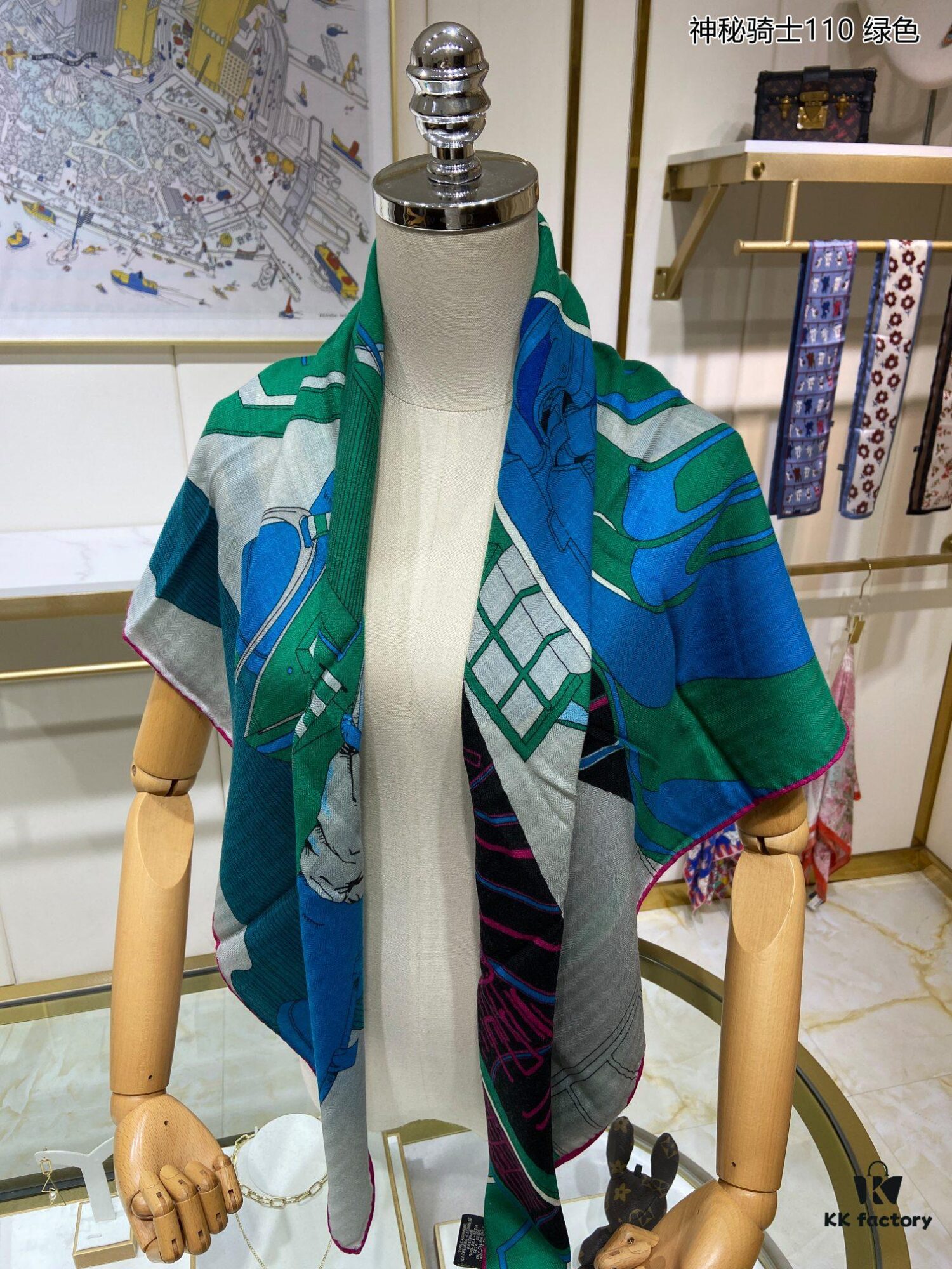 New Cashmere Scarf 👏👏 Everyone Who Buys Says It's Beautiful! 💕【Mystic Knight 110】Cashmere Square Scarf, Top-Grade Craftsmanship, Exceptional Value! Gift-Worthy Like Hermès 🔥 Exquisite 3D Pattern with Special Advanced Technology, Highly Prestigious in Appearance 🌟 Loved by Elegant and Affluent Women