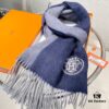 2022 Latest Designer Hermes-Inspired Scarf, Premium Woven Cashmere Silk, Ultra Soft and Warm Solid Color Shawl 32*180cm