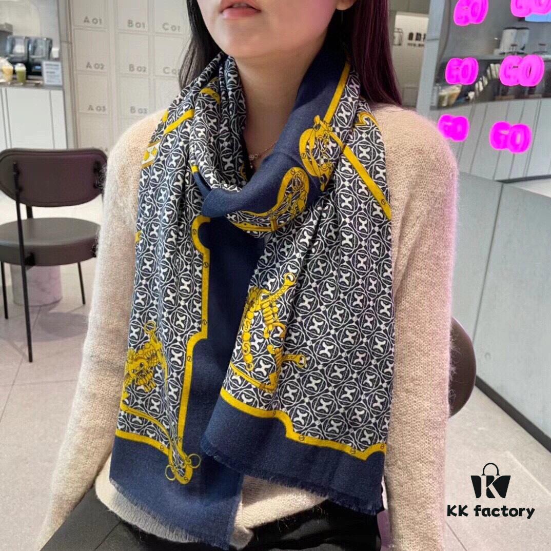 New Arrival Cashmere Scarf - Hermes Limited Edition Print, 100% Premium Cashmere, Exclusive Launch