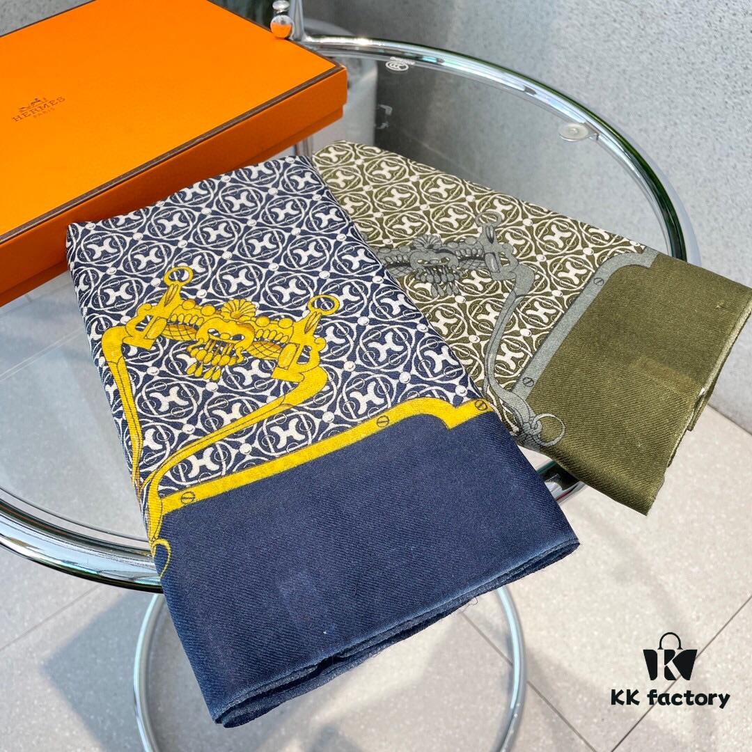 New Arrival Cashmere Scarf - Hermes Limited Edition Print, 100% Premium Cashmere, Exclusive Launch