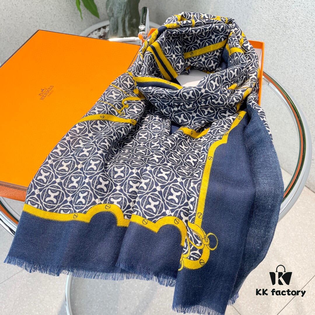 New Arrival Cashmere Scarf - Hermes Limited Edition Print, 100% Premium Cashmere, Exclusive Launch