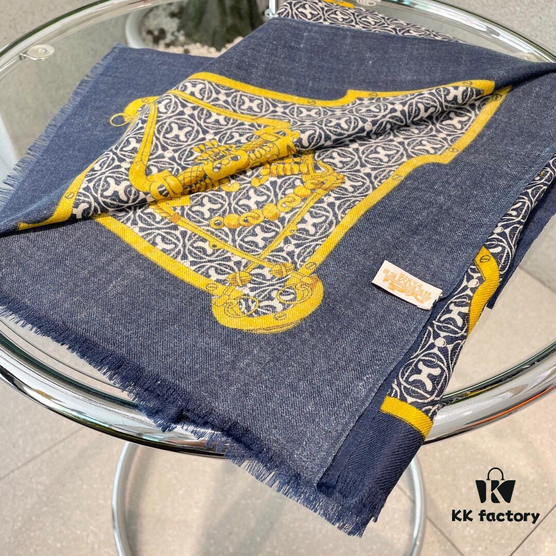 New Arrival Cashmere Scarf - Hermes Limited Edition Print, 100% Premium Cashmere, Exclusive Launch