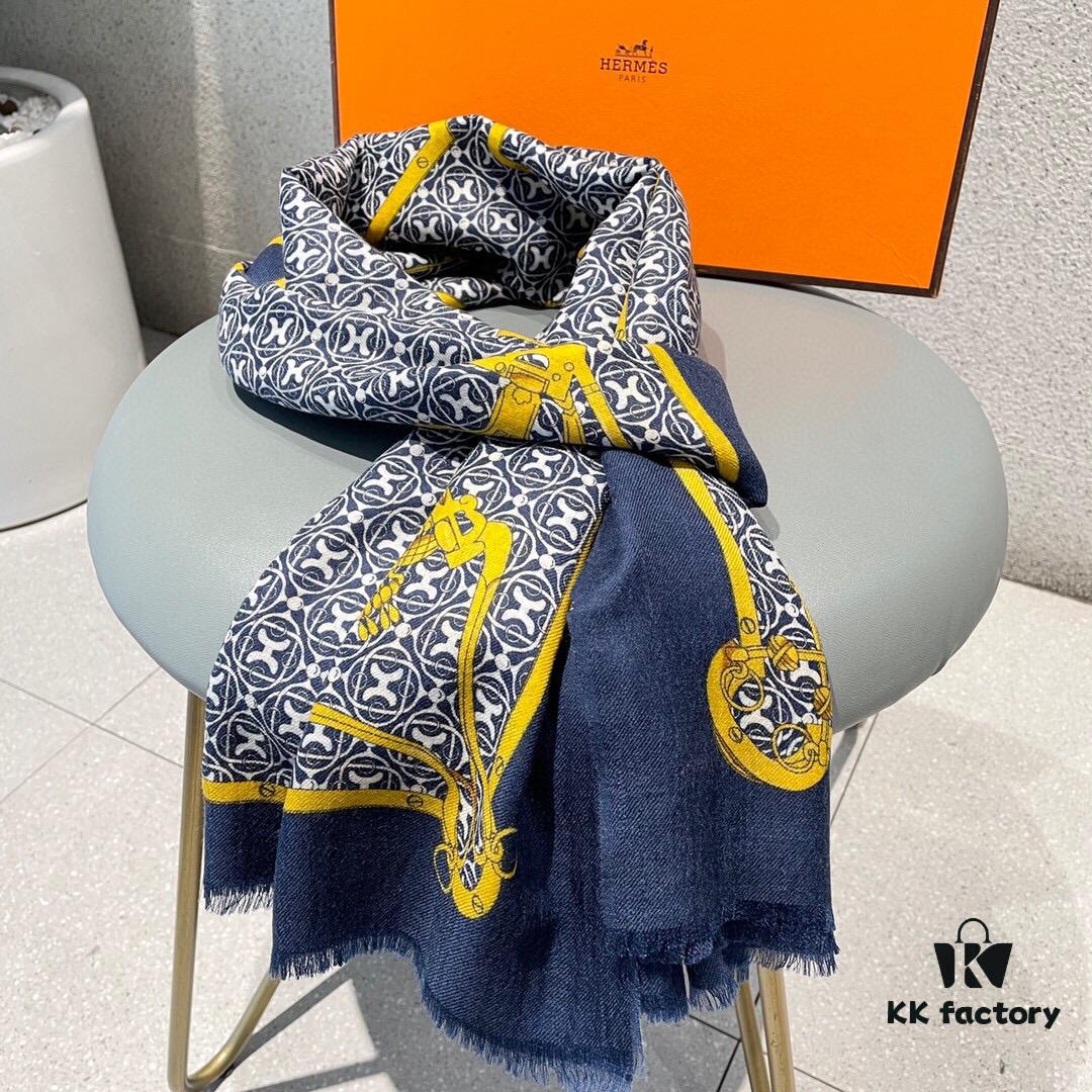 New Arrival Cashmere Scarf - Hermes Limited Edition Print, 100% Premium Cashmere, Exclusive Launch