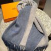 HERMES Scarf, Unisex Cashmere Wrap from 2022 Paris Fashion Show
