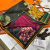New Cashmere Scarf 🆕🏇🏇 Buyers Rave About the Style! 💕【Colorful Lantern Flower Double-Sided 140】Cashmere Square Scarf, Two-Sided Dual Color Design, Premium Craftsmanship, Exceptional Value! Gift-Worthy Like Hermès 🔖💟