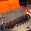 HERMES Scarf, Genuine Cashmere Shawl for Men and Women, Double-Sided Ultrafine Mongolian Cashmere, Handcrafted with Luxurious Softness and Elegant Embossing