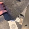 HERMES Scarf, Genuine Cashmere Shawl for Men and Women, Double-Sided Ultrafine Mongolian Cashmere, Handcrafted with Luxurious Softness and Elegant Embossing