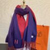 Hermes · Autumn-Winter New Arrival · Color-Block Cashmere Scarf