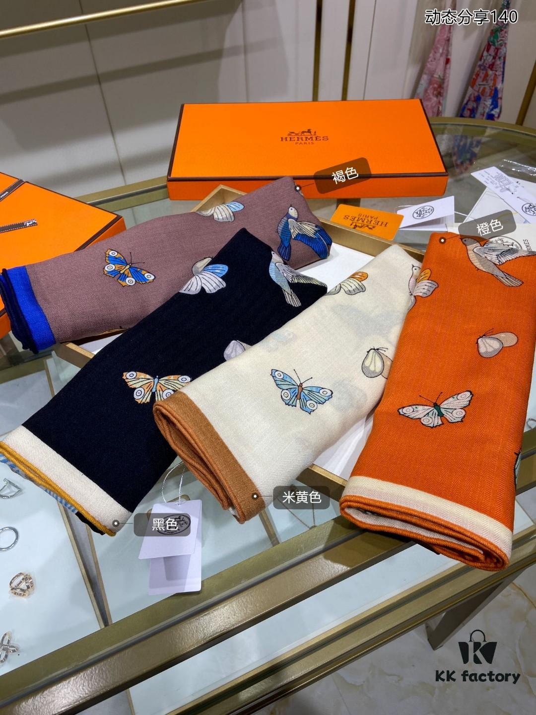 New Cashmere Scarf 70% Cashmere 30% Silk - Premium Craftsmanship, Luxurious Design, 140x140cm