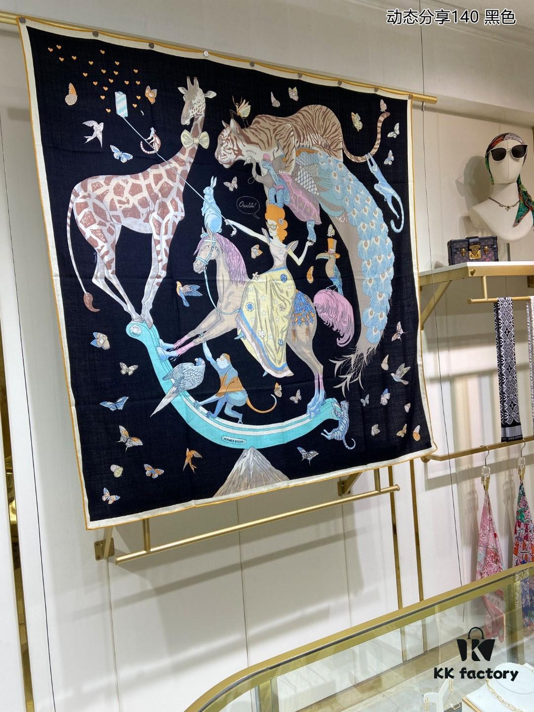 New Cashmere Scarf 70% Cashmere 30% Silk - Premium Craftsmanship, Luxurious Design, 140x140cm