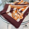 Luxury Cashmere Scarf - Limited Edition Hermes-Inspired Print, 100% Premium Cashmere, Exclusive Release
