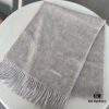Hermes · Hermès Paris Fashion Show Business Unisex Double-Sided Cashmere Shawl