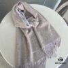 Hermes · Hermès Paris Fashion Show Business Unisex Double-Sided Cashmere Shawl