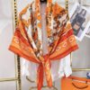 Chic New Arrival! [Galloping Horse 140] Cashmere Scarf – 70% Cashmere + 30% Silk, Luxurious Craftsmanship, Elegant 3D Pattern, Premium Quality at an Unbeatable Value