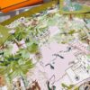 Hermes New Arrival! Exquisite Colorway, Ultimate Elegance in Twill Silk Scarf