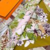 Hermes New Arrival! Exquisite Colorway, Ultimate Elegance in Twill Silk Scarf