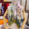 Hermes New Arrival! Exquisite Colorway, Ultimate Elegance in Twill Silk Scarf