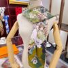 Hermes New Arrival! Exquisite Colorway, Ultimate Elegance in Twill Silk Scarf