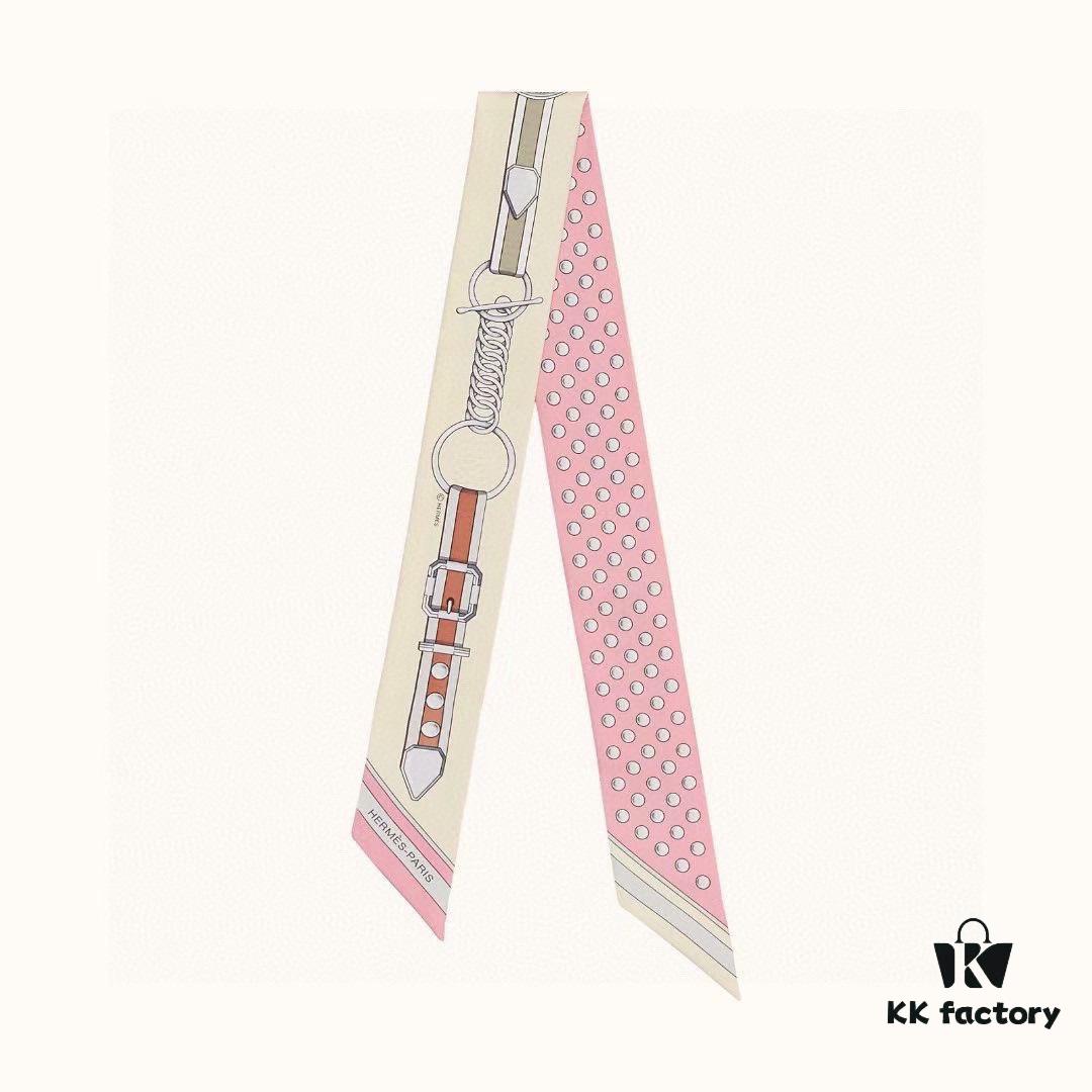 Twilly with Packaging, Grand Tralala, 5x86cm, Heavyweight Silk Twill, Available in Three Colors