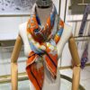 Four Seasons King 140 Cashmere Scarf - Hermes Counter Hit, 70% Cashmere + 30% Silk, 140cm x 140cm