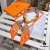 Hermes Twilly with Original Packaging, Rare Original Logo Design, 5*86cm, 100% Silk Twill