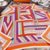 Abstract Logo 90 Silk Scarf - New Arrival, 100% Twill Silk, Premium Craftsmanship, Luxurious and Stylish