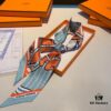 Hermès Twill Silk Scarf (100% Mulberry Silk) with Packaging