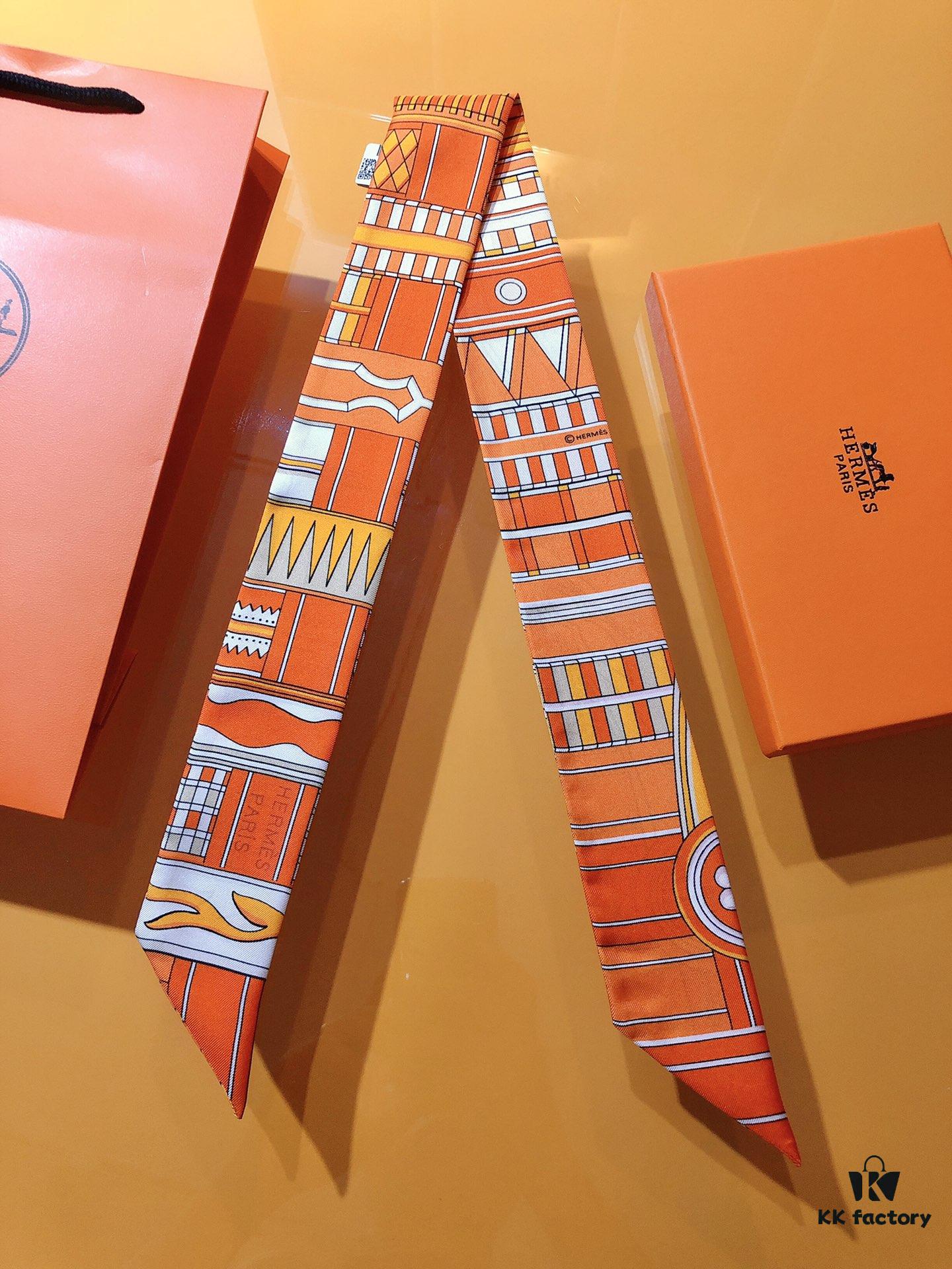 Hermès New Twilly 'Rotating Loop' - Inspired by the 'Rotating Loop' Scarf Design