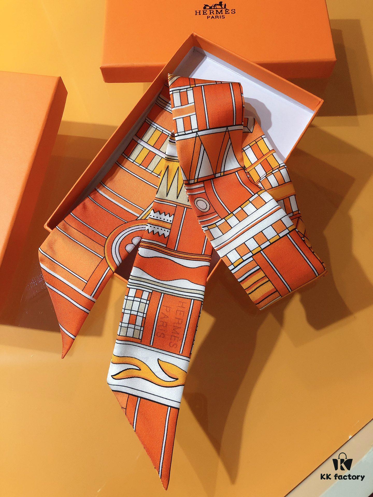 Hermès New Twilly 'Rotating Loop' - Inspired by the 'Rotating Loop' Scarf Design