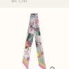Hermès WOW Silk Hair Band - Dual-Sided Design, 100% Twill Silk, Scarf for Neck, Wrist, Waist or Bag Accessory