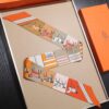Counter Synchronized‼️ Hermès New Collection Silk Ribbon‼️ Top-Quality Twill Silk with Ultra-Fine Printing and Crystal-Clear Details, Perfect for Gifting or Personal Use 🎁