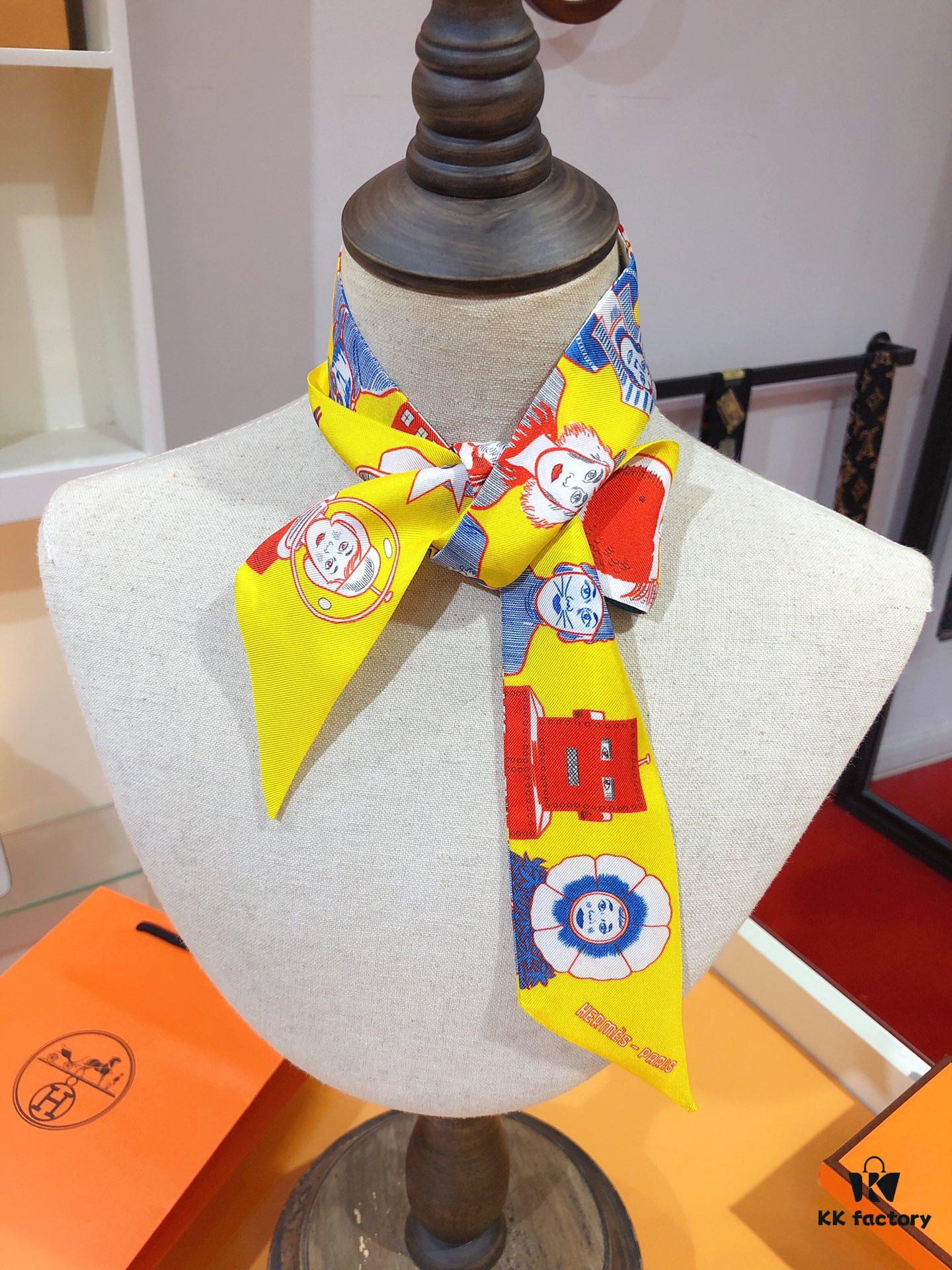 Hermès 'Dress Code' Silk Ribbon – A Stunning Collection of Portraits! Historical Figures, Legends, or Unexpected Characters – A Playful Fusion of Themes and Eras