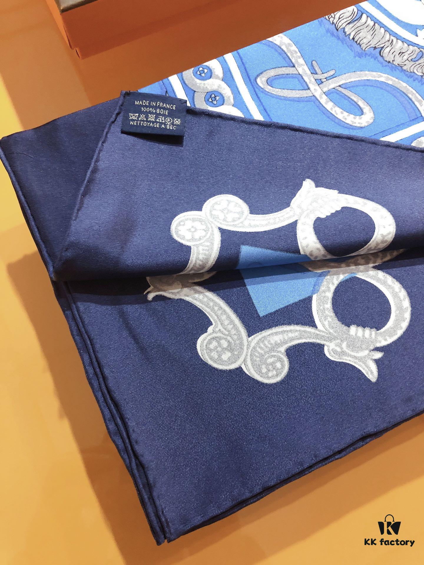 Hermès 90cm Genuine Silk Scarf