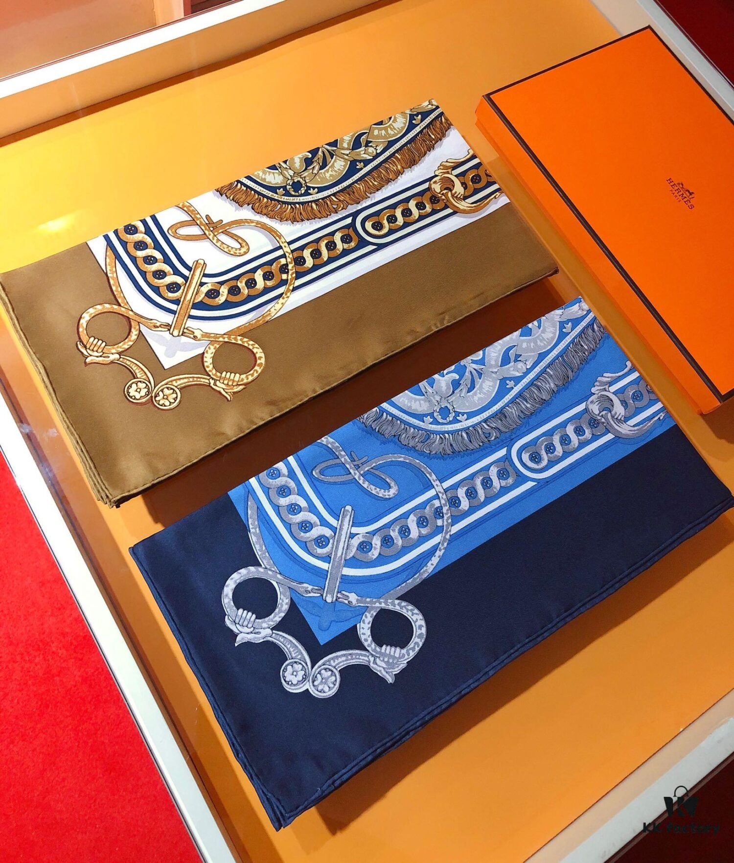 Hermès 90cm Genuine Silk Scarf