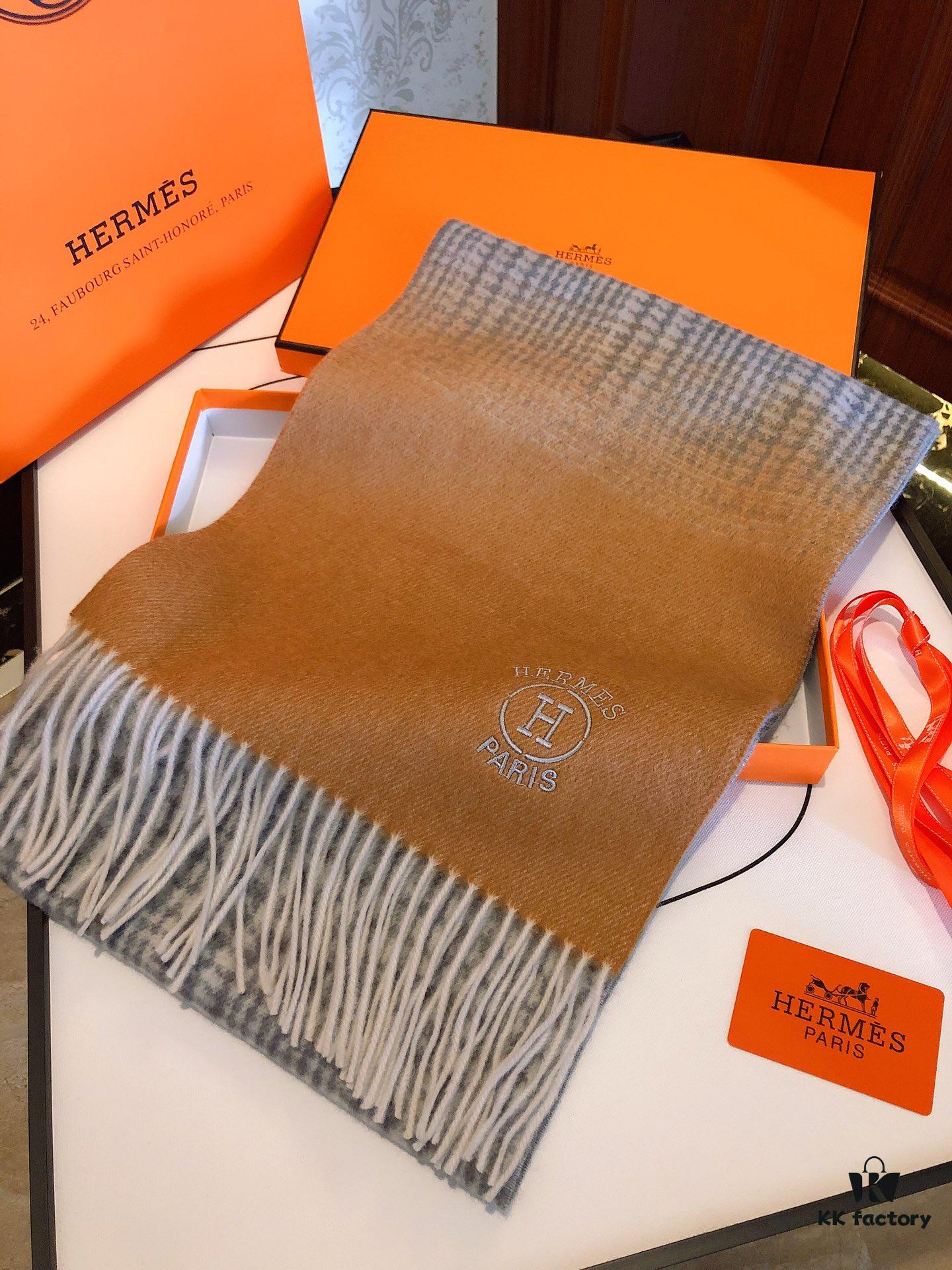 Hermes Wool Scarf – Unisex Luxury Design, Soft and Elegant, Perfect for Formal or Casual Wear