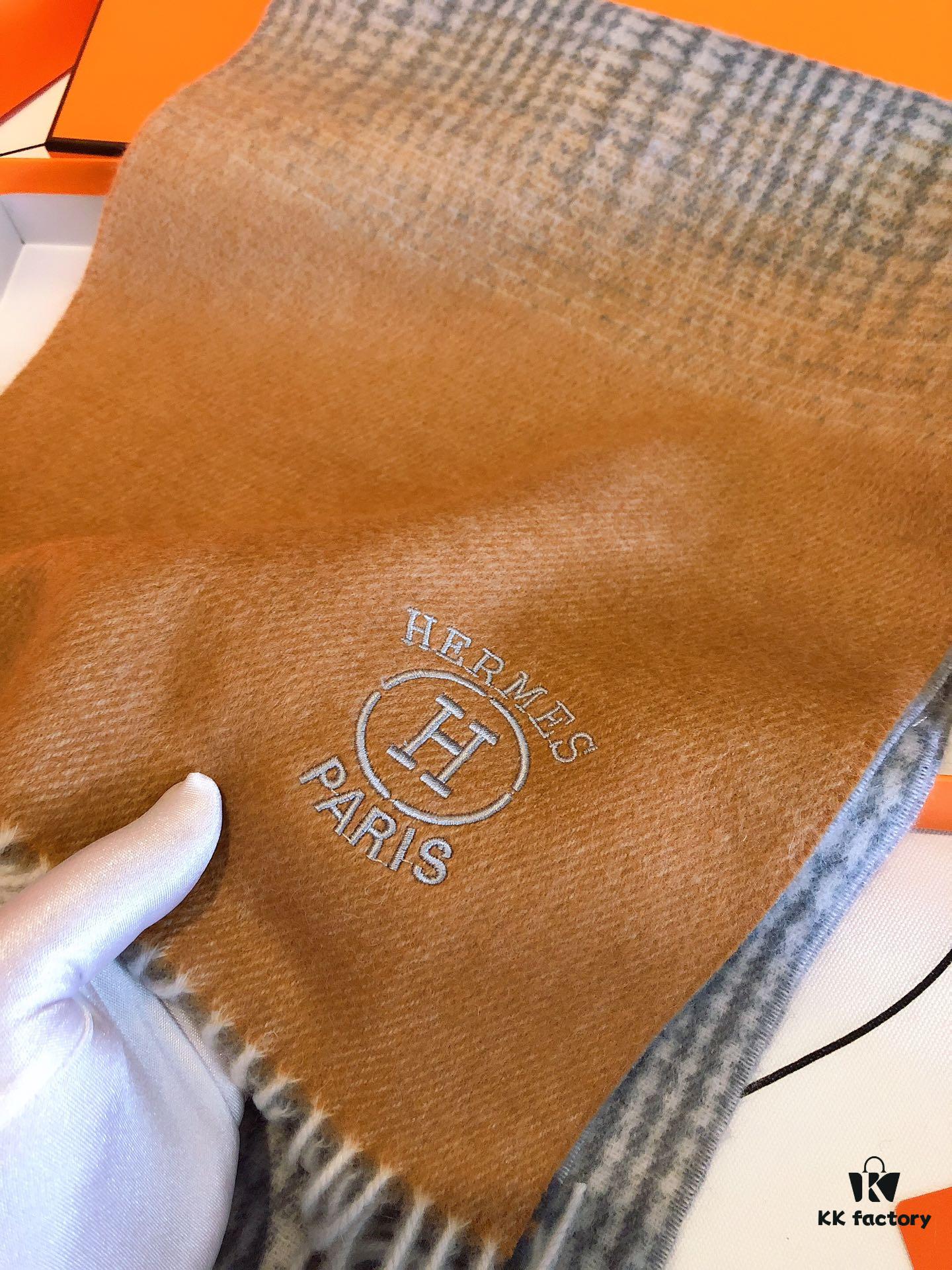 Hermes Wool Scarf – Unisex Luxury Design, Soft and Elegant, Perfect for Formal or Casual Wear