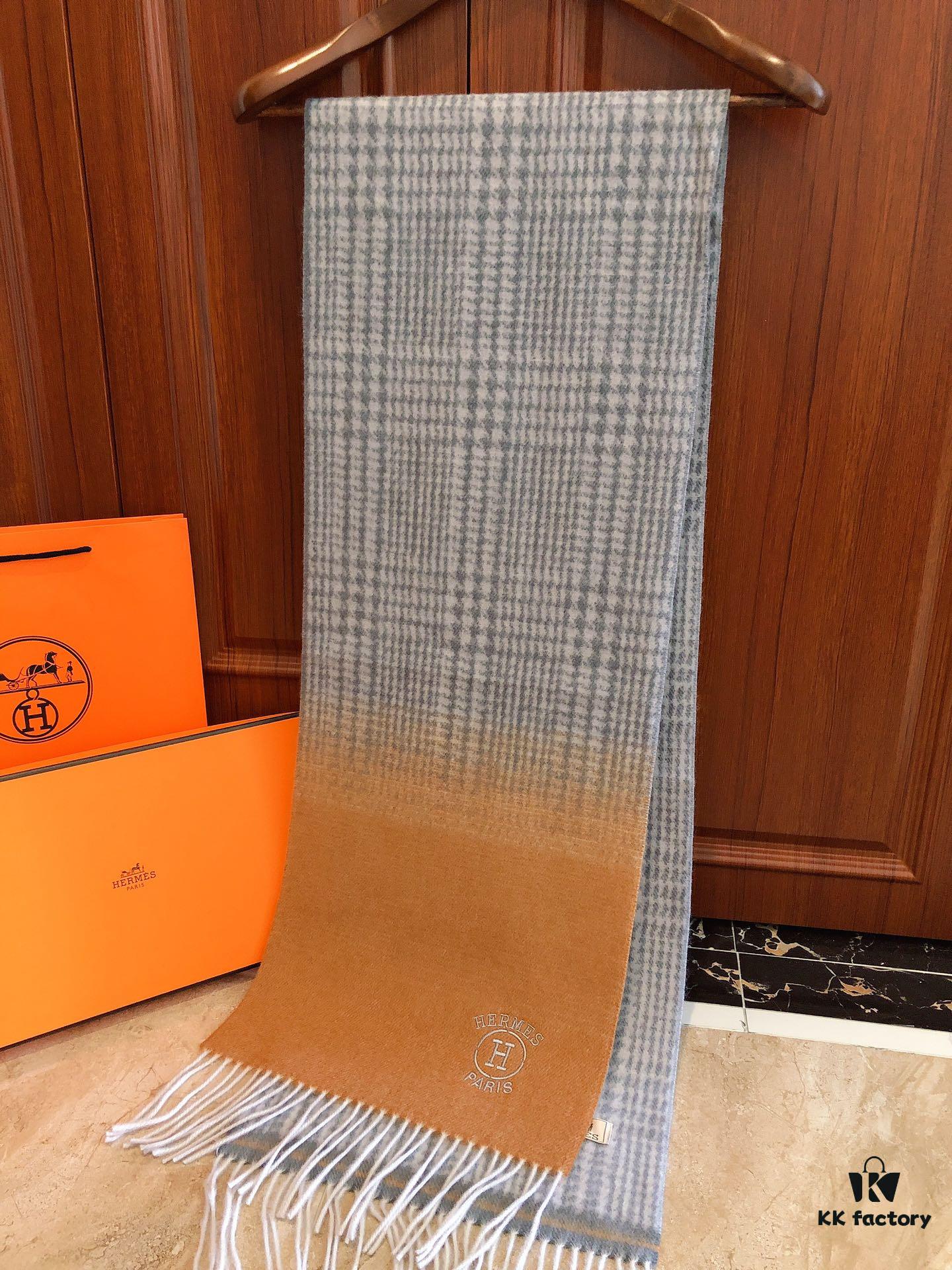 Hermes Wool Scarf – Unisex Luxury Design, Soft and Elegant, Perfect for Formal or Casual Wear