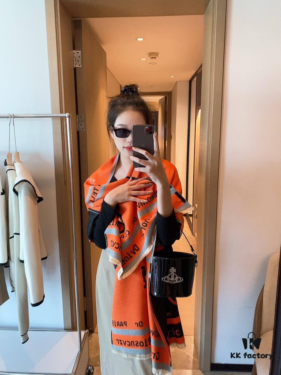 New Cashmere Scarf - 'Luxury Carriage Cashmere 140', 100% Pure Cashmere, Top Craftsmanship, High-End Design, Loved by Fashion Enthusiasts