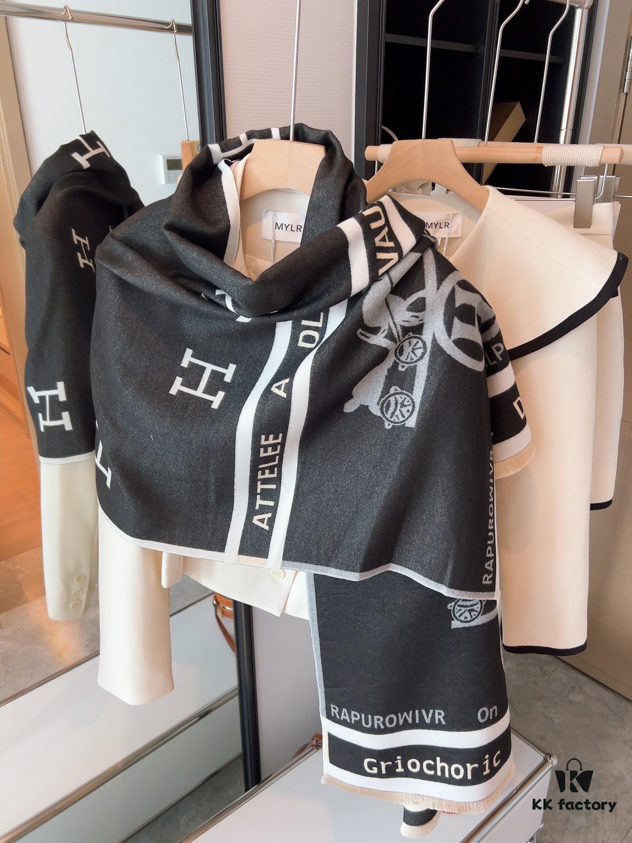 New Cashmere Scarf - 'Luxury Carriage Cashmere 140', 100% Pure Cashmere, Top Craftsmanship, High-End Design, Loved by Fashion Enthusiasts