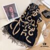 Loewe 2022 Latest Graffiti Design Reversible Scarf Unisex